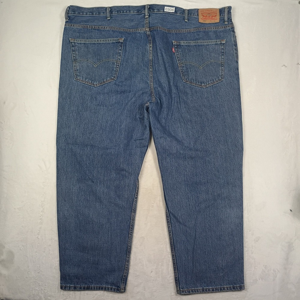 Levis Jeans Mens 50x29 Blue Relaxed Fit Tapered Leg Denim 90s Vintage Gorpcore